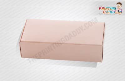Pink Luxury Apparel Box with Gold Foil Logo The Printing Daddy