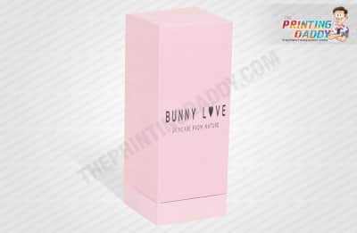 Pink Round Shaped Perfume Box with Insert The Printing Daddy