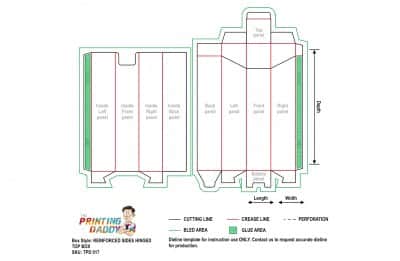 Reinforced Sides Hinged Top Box