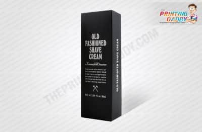 Round Shaped Black Shaving Cream Box The Printing Daddy
