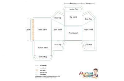 Slope Top Reverse Tuck End The Printing Daddy