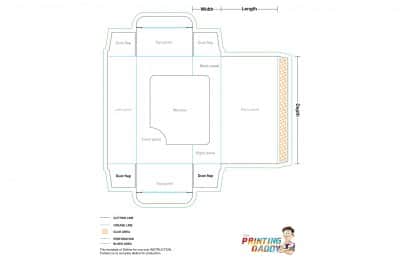 Straight Tuck With Customizable Window The Printing Daddy