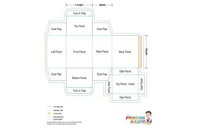 Straight Tuck With Rise Up Insert The Printing Daddy