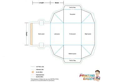 Tuck With Bellow Dust Flap & Lock The Printing Daddy