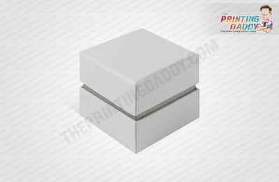 White Necklace Lid-Off Box with Pillow The Printing Daddy