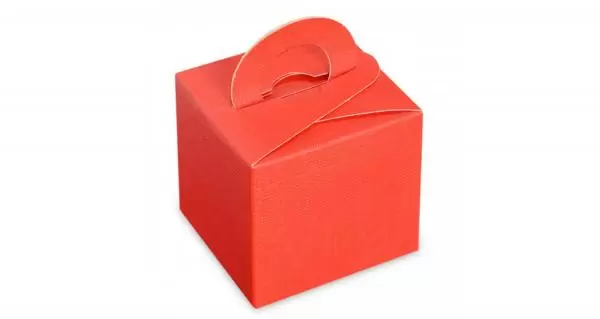 Red Recovery Box With Handle for Wedding Gift Packaging in the USA