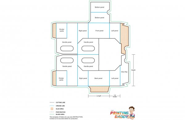 4 Pk Bottle Carrier The Printing Daddy