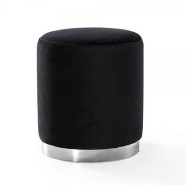 Beauty Cream Round Box with Black Velvet