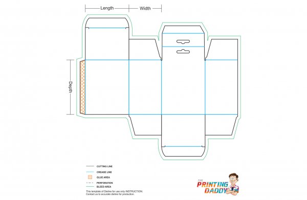 5 Panel Hanger Tuck End The Printing Daddy