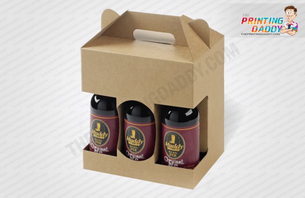 6 Bottles Packs Beer Carrier Boxes The Printing Daddy
