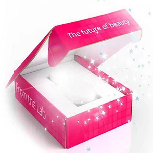 Pink Emboss Make Up Box with Insert