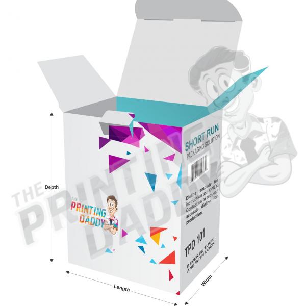 REVERSE TUCK END WITH LOCK