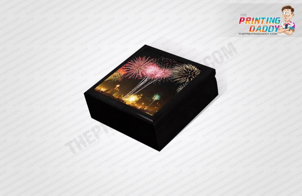 Black Firework Event Lid-Off Box The Printing Daddy