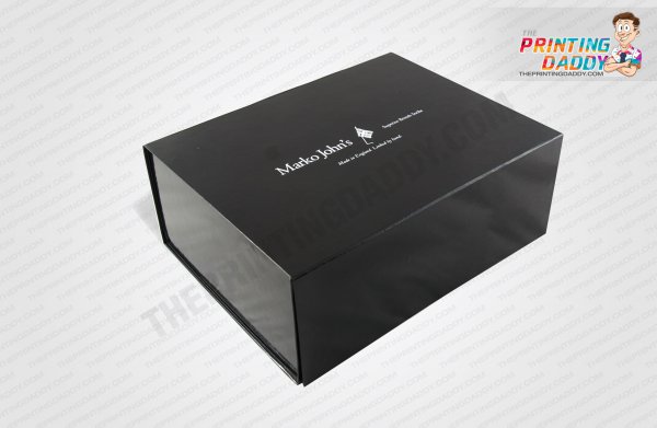 Black & White Printed Slotted Box The Printing Daddy