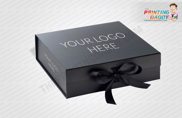 Black & White Printed Slotted Box The Printing Daddy