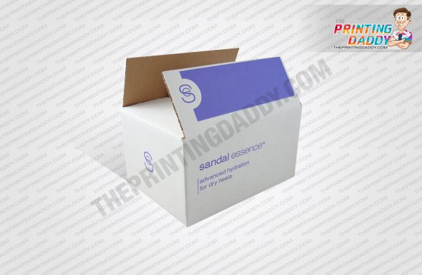 Blue Double Sided Print Box The Printing Daddy