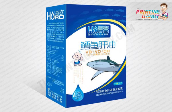 Blue Medical Box with Insert The Printing Daddy
