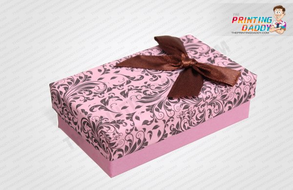 Boxes with Ribbon Flower The Printing Daddy