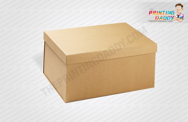 Brown Box with Lid The Printing Daddy