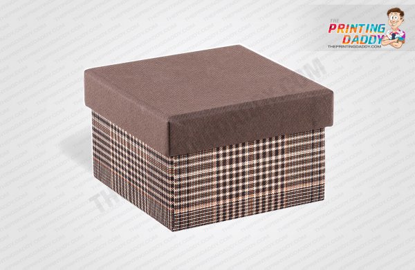 Brown Box with Lid The Printing Daddy