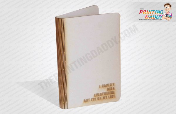 Brown Notebook Box with Side Lid The Printing Daddy