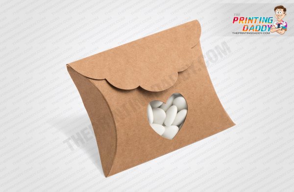 Brown Pillow with Window The Printing Daddy