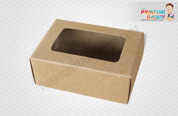 Cardboard Box with Window Lid