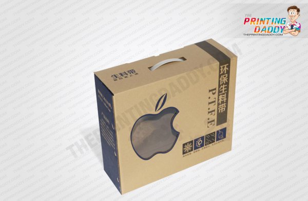 Corrugated Boxes with Plastic Handle The Printing Daddy