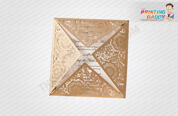 Custom Invitation Envelop With Insert The Printing Daddy