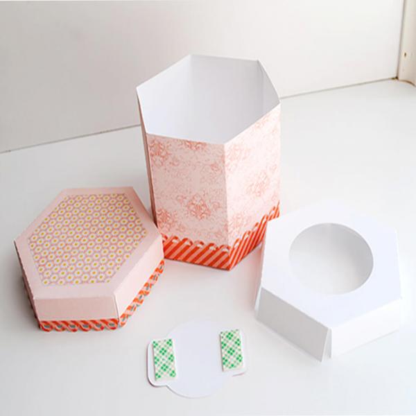 Custom Octagon Cut Pastry Box
