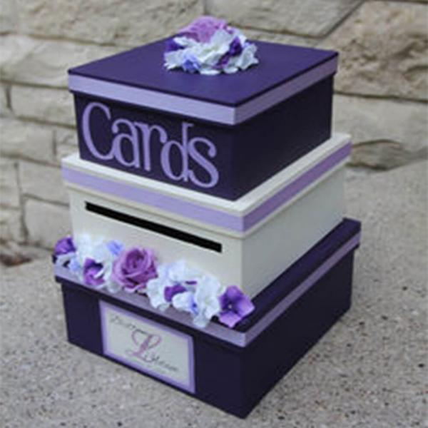 Purple Three Tier Box