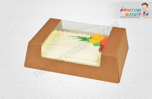 Flip Top Cake Boxes with Window The Printing Daddy