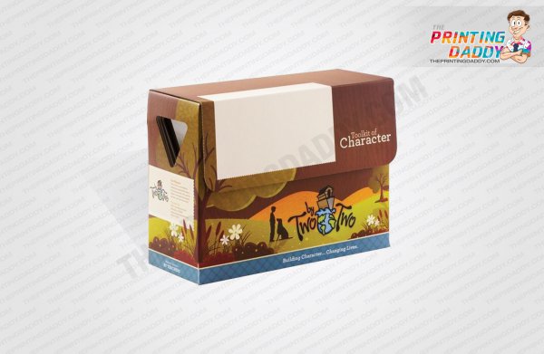 Foldable Metallic Paper Wine Boxes