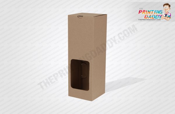 Custom printed Foldable Metallic Paper Wine Boxes