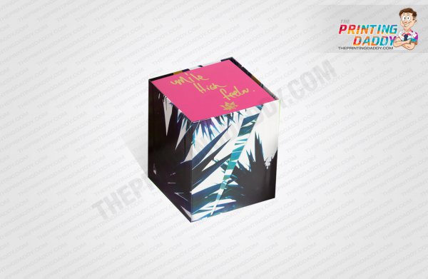 Grey Cannabis Box with Gold Foil Logo The Printing Daddy