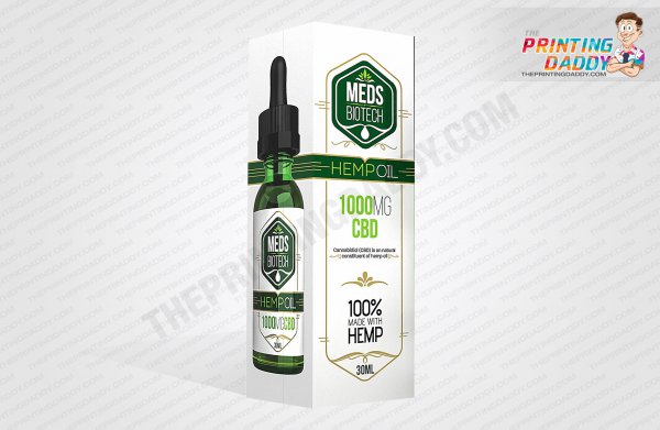 Hemp Oil Box The Printing Daddy