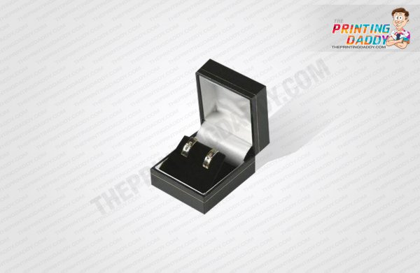 Hinged Black with Gold Logo Box The Printing Daddy