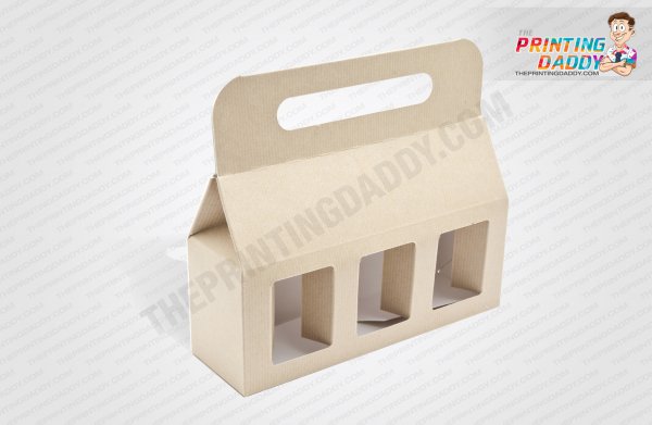 Kraft Hanger Boxes with PET Window The Printing Daddy