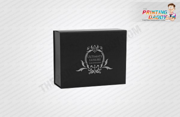 Magnetic Black & White Box with Inside Print The Printing Daddy