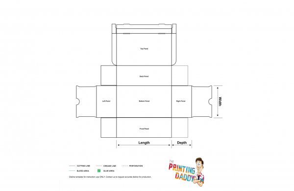 One Piece Tray Lid Reinforced Side Walls The Printing Daddy