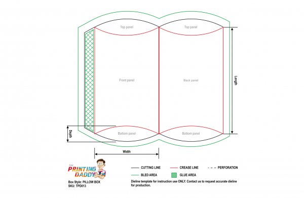 Pillow Box The Printing Daddy