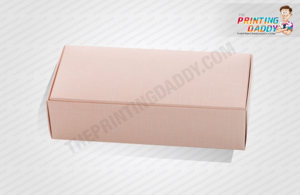 Pink Luxury Apparel Box with Gold Foil Logo The Printing Daddy
