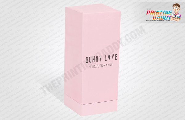 Pink Round Shaped Perfume Box with Insert The Printing Daddy