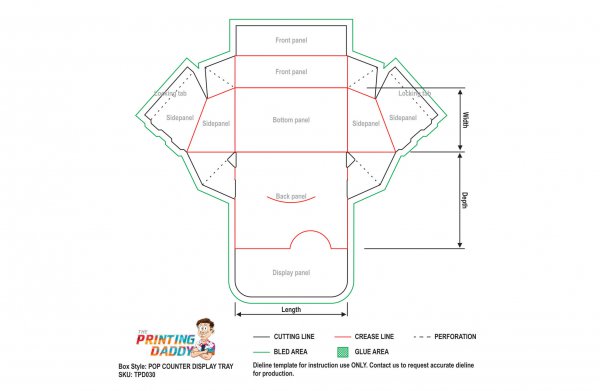 Pop Counter Display Tray