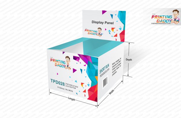 Pop Display Box Auto Bottom The Printing Daddy
