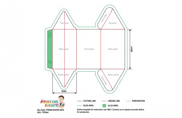 Prism Shaped Box The Printing Daddy
