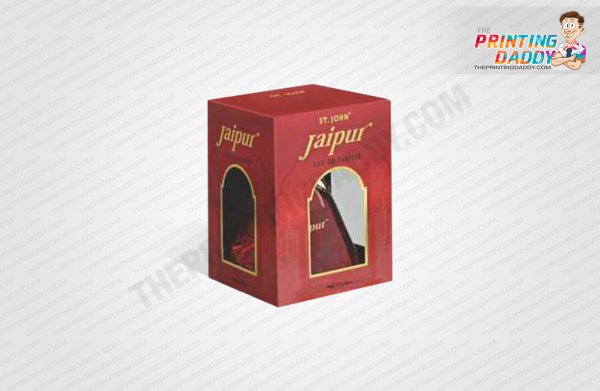 Red Body Butter Box with Plastic Cover The Printing Daddy