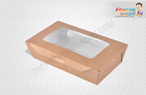 Salad Packaging Boxes with Window The Printing Daddy
