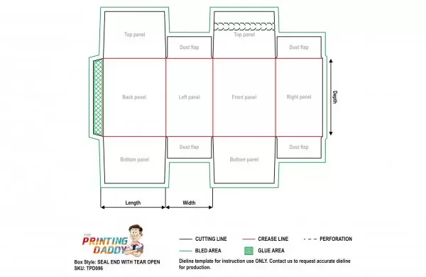 Seal End Boxes With Tear Open | Free Design Support