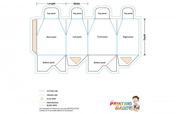 Square Box With Ladder Top The Printing Daddy